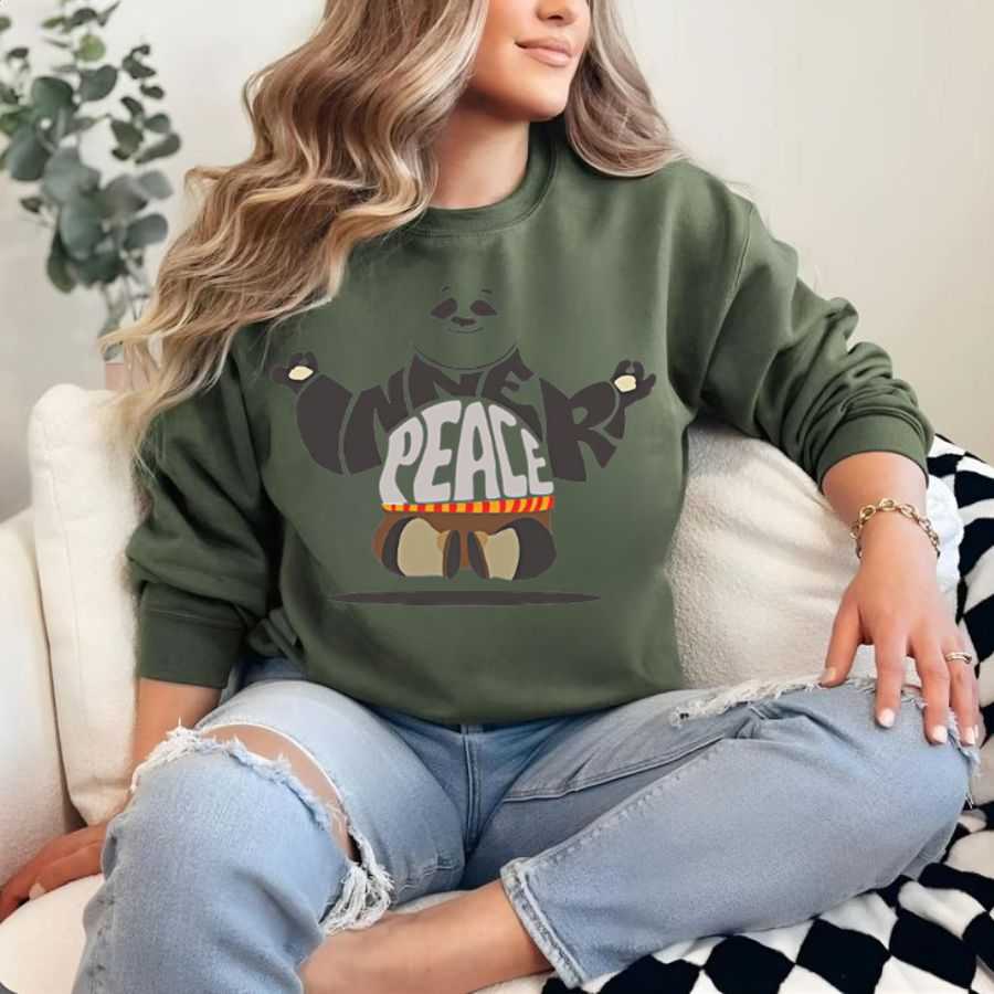 Iconic Kung Fu Panda Logo Sweatshirt